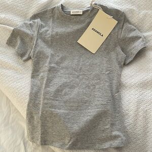 NWT Adanola Cotton Short Sleeve Top